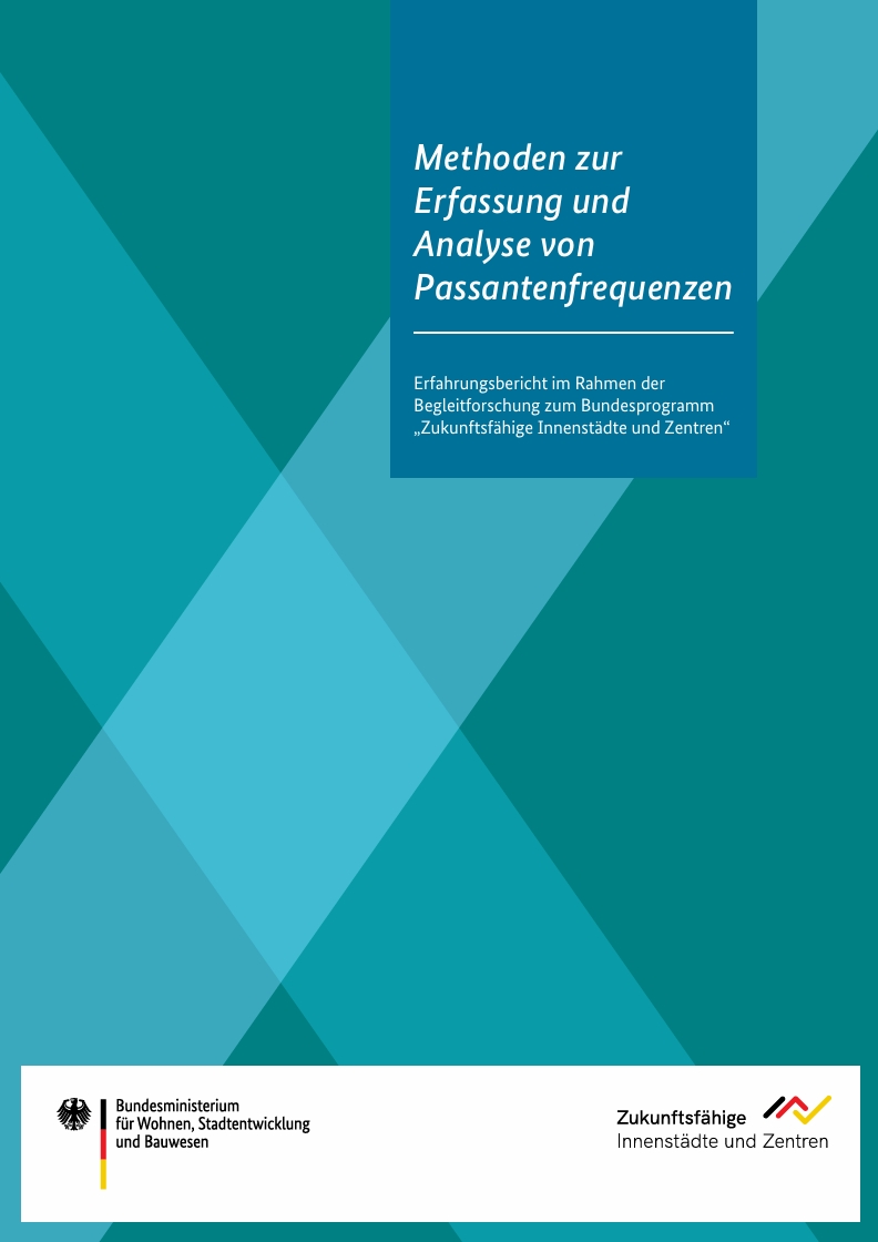 Titelseite des Erfahrungsberichts Passantenfrequenzmessung Titelseite des Erfahrungsberichts Passantenfrequenzmessung